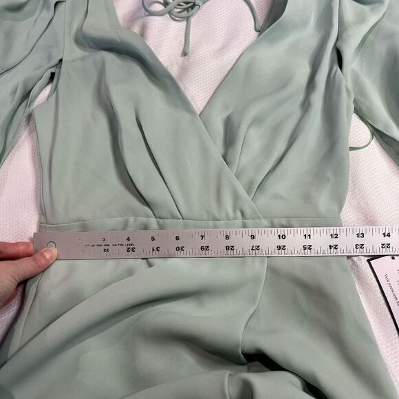 J. Crew‎ Dusty Shale Green Felicity Long Gown Dress Style b6547 Sz 00 NWT - Picture 9 of 16